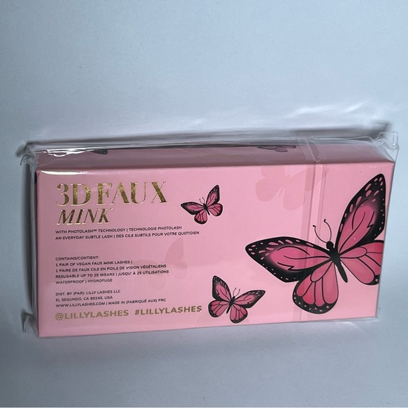 Lilly Lashes 3D Faux Mink Butterfl'eye Half Eyelashes Style: Dreamy - Picture 4 of 8